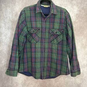 Vintage 90’s L.L. Bean Thinsulate Flannel Shacket Men Medium Plaid
